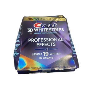 Crest 3D Whitestrips Professional Effects 44 Strips Whitening Kit Bonus 2 Treatm
